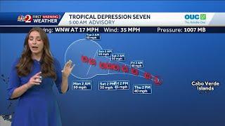 Tracking the Tropics: Francine, Tropical Depression Seven, more