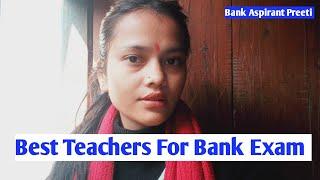 Best Teachers for Bank Exam || Target Bank Exam || Preeti Prajapati