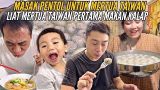 PERTAMA KALI MASAK PENTOL DI TAIWAN LIAT PAPA MAKAN SAMPAI SRUPUT KUAH