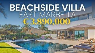 Luxury Beachside Villa in East Marbella | 4 Bed | €3,890,000