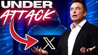 CYBERWARS!! Elon Musk UNDER ATTACK. Tesla. X HACK!! Protests. Threats. LIVE.