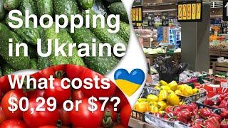 Shopping vlog Ukraine Kyiv. 12 Vegetable Prices in $ USA. Grocery Shopping vlog Ukraine. March 2025