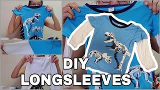 DIY LONGSLEEVES (RE-USING OLD CLOTHES)