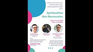 Spiritualitas dan Neurosains - CakNurian Stay @Home Class 11 bersama dr.Ryu Hasan