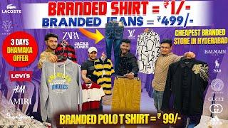 BRANDED SHIRT = 1₹ || Branded Tshirt = 99₹ || BRANDED JEANS = 499 || 3 DAYS DHAMAKA OFFER