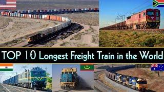 TOP 10 LONGEST FRIEGHT TRAINS IN THE WORLD 2024 || World's Longest Train