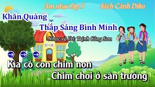 Hát mẫu: Khăn Quàng Thắp Sáng Bình Minh - Âm nhạc lớp 5 - Sách Cánh Diều