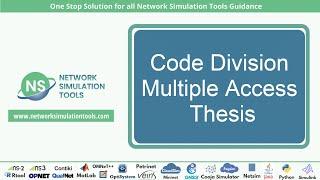 Code Division Multiple Access Thesis | CDMA Thesis Tutorials