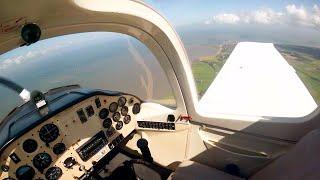 Direct to Texel Airport (EHTX) w. moderate crosswind landing | Tecnam Sierra P2002-JF