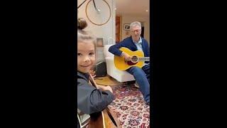 Eric Clapton Listens To 5-Year-Old Guitarist