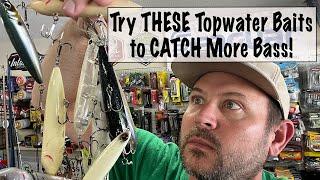 Try THESE Topwater Baits to CATCH More Bass!