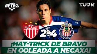 Futbol Retro: ¡MAGNÍFICO! Hat-trick de Omar Bravo en goleada a los Rayos | Necaxa 2-4 Chivas | TUDN