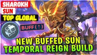 New Buffed Sun, Temporal Reign Build [ Top Global Sun ] SHAROKH - Mobile Legends Emblem And Build