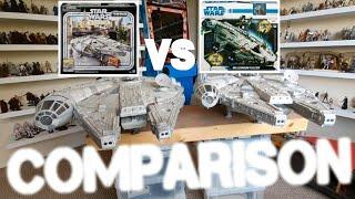 Comparison: Galaxy's Edge Smugglers Run Vintage Collection Millennium Falcon vs Legacy!