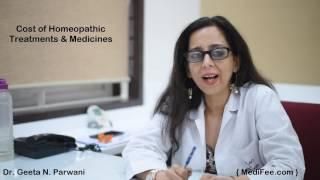 Cost of Homeopathic Treatments & Medicines