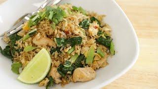 Thai Chicken Fried Rice Recipe ข้าวผัดไก่ - Hot Thai Kitchen