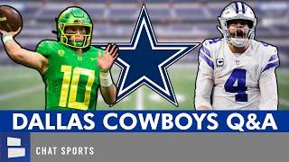 Cowboys Rumors Mailbag: Draft Bo Nix In Round 1? Dump Dak Prescott? Bring Back Taco Charlton?