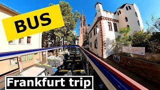 Frankfurt Walk Bus ride 4k Germany VRtravelX VR 360