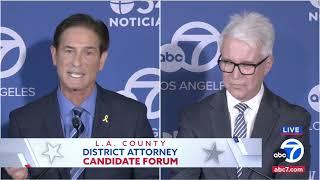 Forum for LA County District Attorney candidates touches on long term impact of zero-bail policy