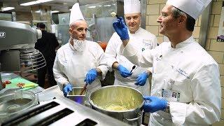 Behind the scenes of a hospital kitchen