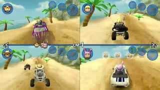 Beach Buggy Racing™ 4 Player Split Screen (on Mobile!)