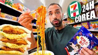  24 Horas Comiendo SÓLO en 7-ELEVEN COREA I El MÁS Viral del MUNDO