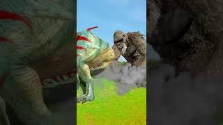 King Kong vs T-Rex: The Dino's Shocking Rebirth!  | VFX Park | #youtubeshorts #shorts