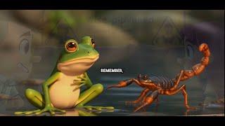 The Frog and the Scorpion: Educational Story for Kids | Moral Story | Short Bedtime Story | Fables