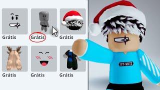 COMO CONSEGUIR ITENS QUE CUSTAM ROBUX DE GRAÇA NO ROBLOX! *FUNCIONANDO 2024*