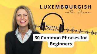 Common Luxembourgish Phrases for Beginners