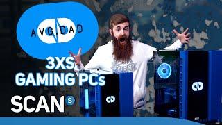 AverageDad comes to SCAN to pick up 2x 3XS Systems Custom Shop PCs! REVEAL & REACTION!