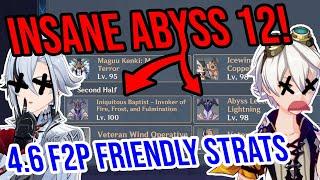 4.6 Abyss 12 is INSANE! Best 4 Teams, Tips, & Speedrun! Genshin Impact