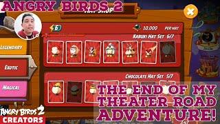 Angry Birds 2 The End of My Theater Road Kabuki Hat Set Adventure