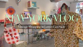 New York Vlog Lower East Side Vintage + Designer Brands + Lifestyle Store Shopping!