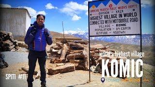 KOMIC : World's Highest village connected with a motorable road