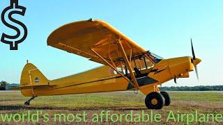 Cost to own a Piper J3 Cub/The world's most affordable Airplane