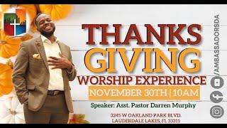 Ambassador SDA Church Worship Experience | November 30th, 2024