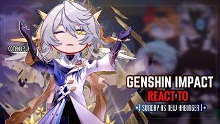 🪽 Fatui Habingers React to Sunday As the New Member of Habinger || Gacha Club || Hsr