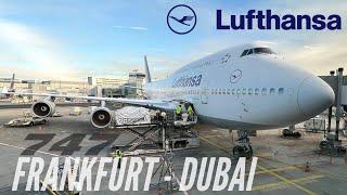 Trip Report | The Queen of the Skies | Frankfurt - Dubai | Lufthansa Economy Class | Boeing B747-400