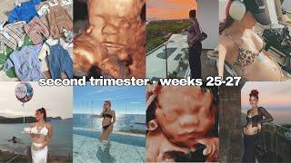 Second Trimester Vlog | Weeks 25-27 | Pregnancy Diary, 4D Baby Scan, Ibiza Babymoon, Birthday