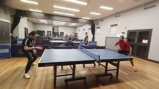 2024 western Sydney table tennis A2 graded championship Andy Wong vs Vinod Mohan set 3