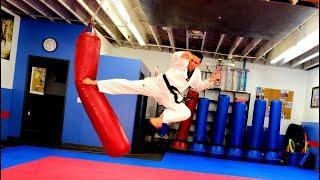 TaeKwonDo Jump Side Kick by Andre Lima