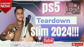 آموزش تعمیر پلی استیشن ۵ اسلیم _ps5 standard Slim teardown and assemble #guide 2024