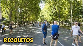 Walking Through Recoletos, in Madrid! Full Walk! Spain - Spanien - スペイン -