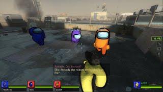 Left 4 Dead 2 (Among Us vs Fall Guys mod) Singleplayer Part 1