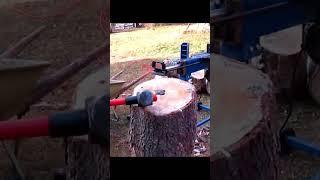 Dangerous Homemade Firewood Processing  #firewood #Processor #machine