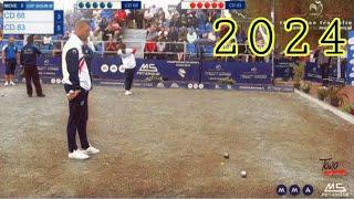 Pétanque championnat de France doublette 2024 Dylan rocher vs cd 68