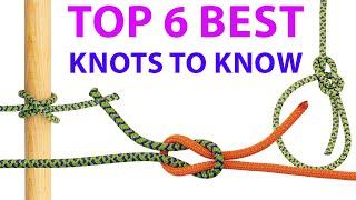 The Most Important 6 Knots for Camping Sailing Survival | Essential for Climbing and Sailing