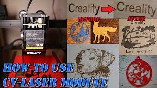 How to Use Creality CV Laser Module - Setup, Slicing