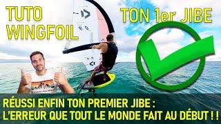 TUTO WINGFOIL - ton premier jibe, l'erreur que tout le monde fait.